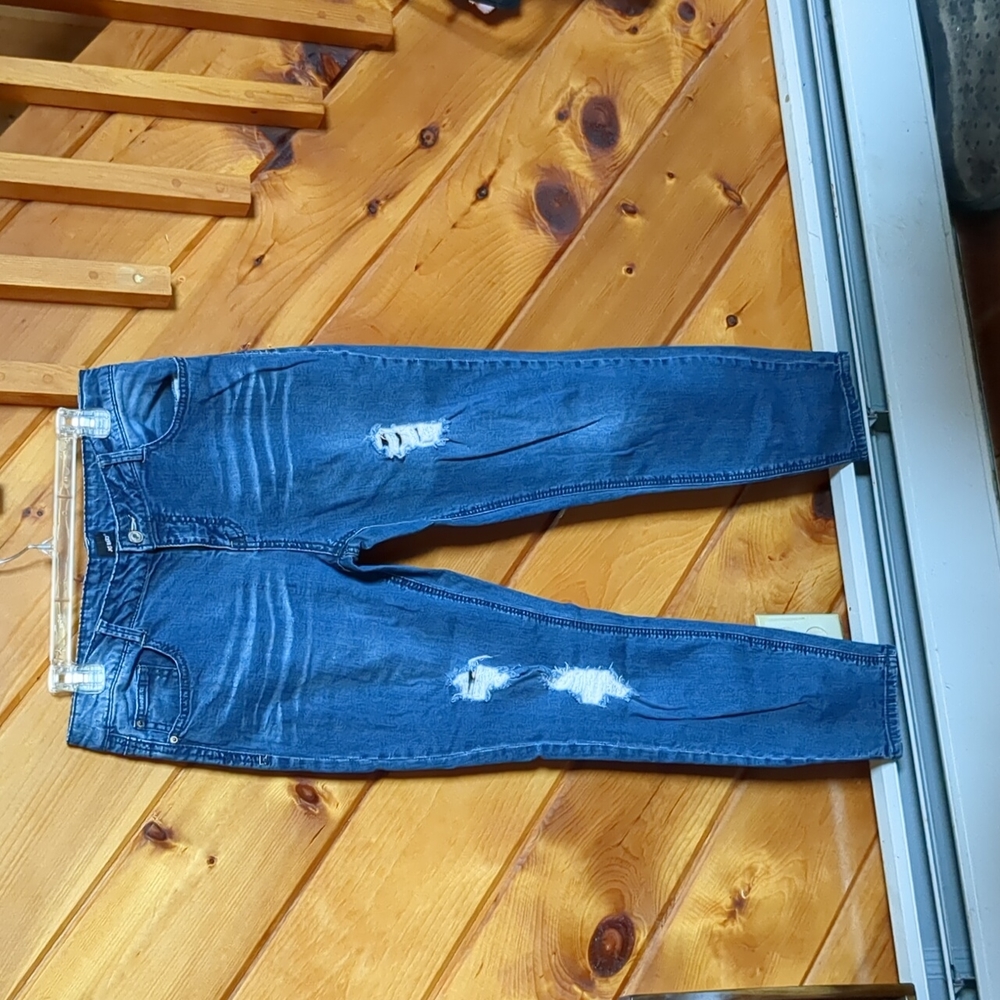 Joe Boxer size 15 jr's cut up jeans